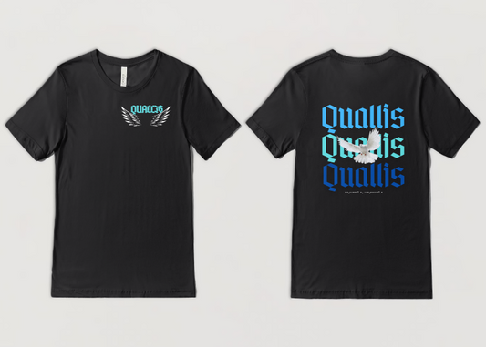 Quallis short sleeve t-shirt 100% cotton comfy